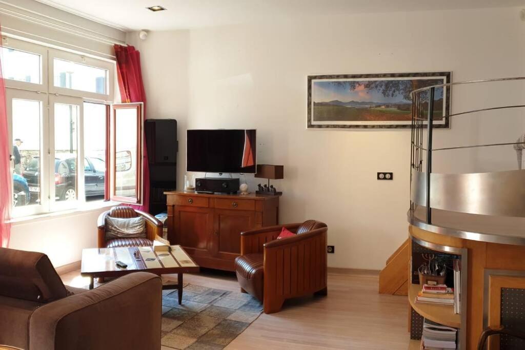 Loft Au Centre Ville, Calme, 200M De La Plage Saint-Jean-de-Luz Extérieur photo